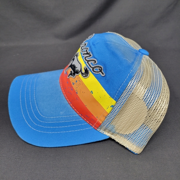 Ford Bronco Vintage Retro Men's Snapback Trucker Cap Hat - Picture 2 of 3